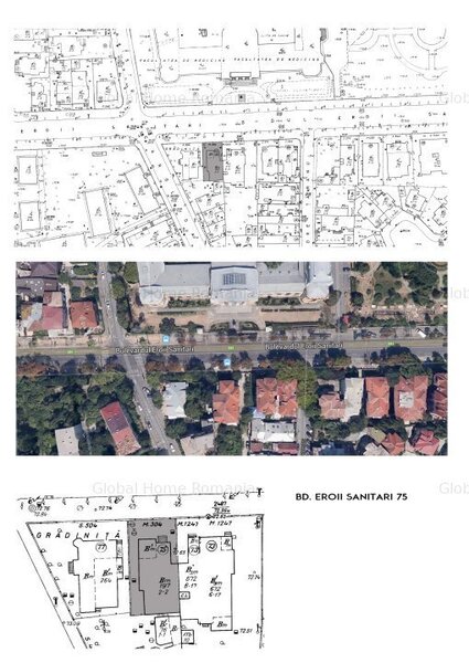 Cotroceni - Eroii Sanitari - Palatul Cotroceni  Teren 350 MP - POT 65% - 15ML